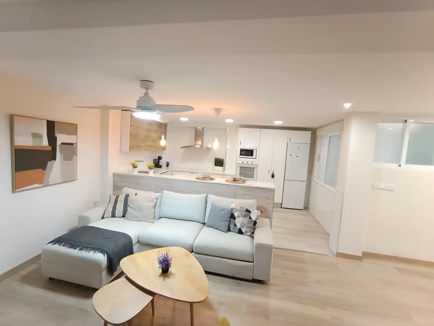 Sala de estar de Piso en venta en Murcia con Aire acondicionado, Calefacción y Amueblado