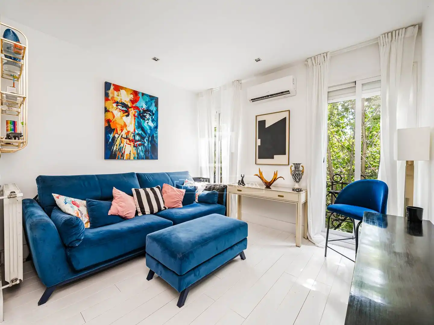 Sala de estar de Piso en venta en Madrid con Aire acondicionado, Calefacción y Balcón