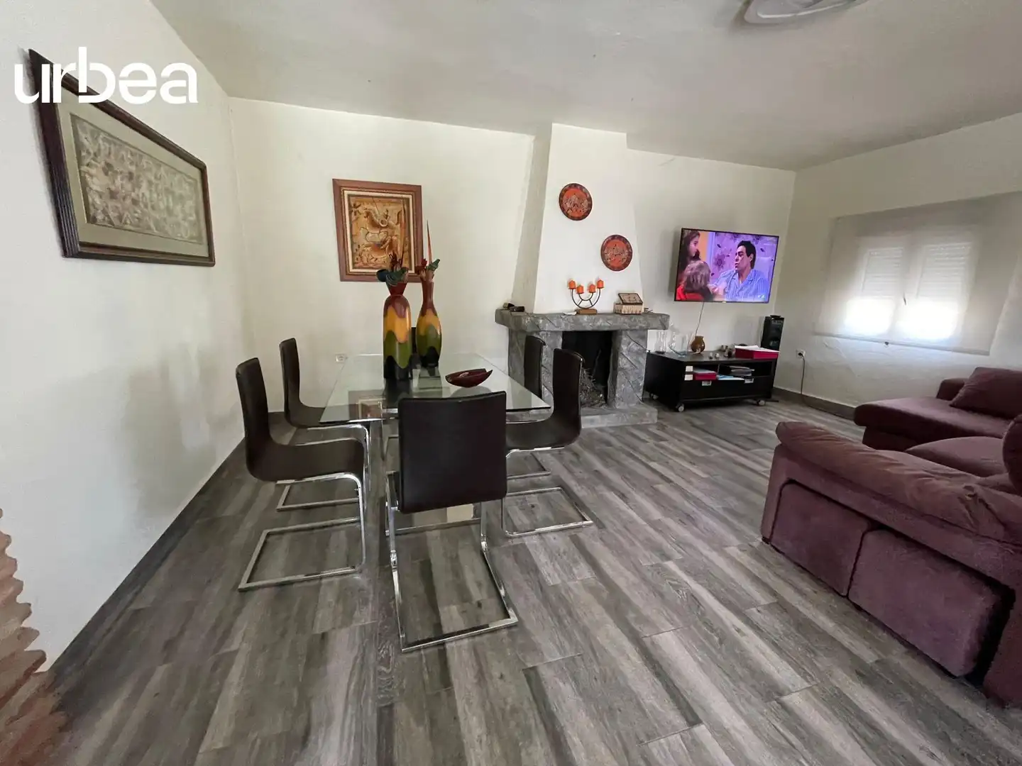 Sala de estar de Finca rústica de alquiler en Málaga con Calefacción, Jardín privado y Terraza