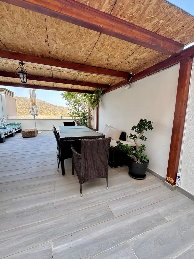 Terrace of Flat for sale in Vícar  with Air Conditioner, Private garden and Terrace