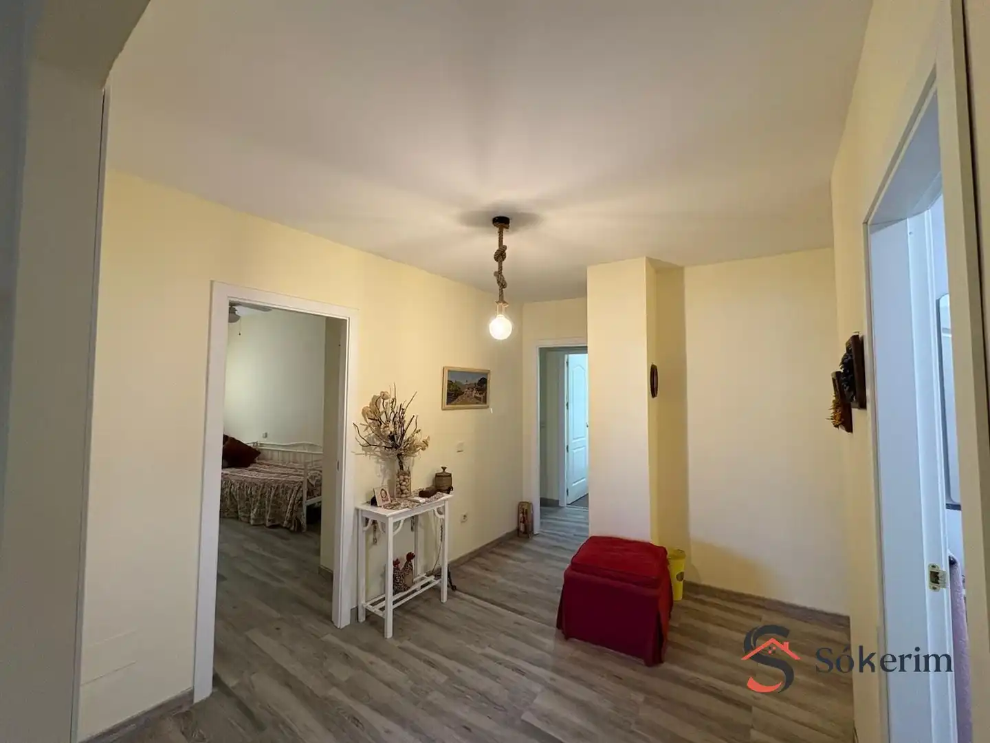 Wohnzimmer von Wohnung zum Verkauf in Alcabón mit Klimaanlage, Heizung und Privatgarten