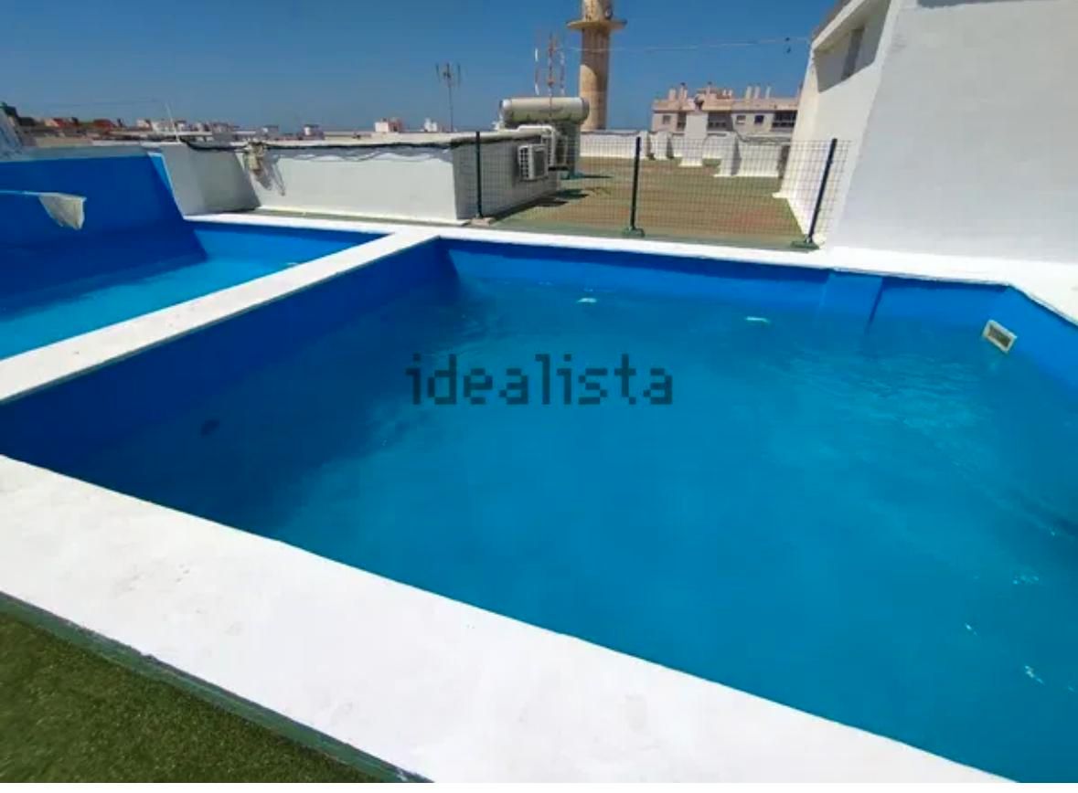 Swimming pool of Flat for sale in  Cádiz Capital  with Parquet flooring, Terrace and Swimming Pool