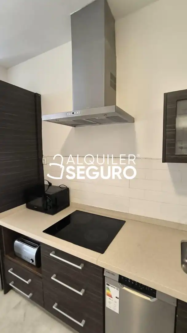 Kitchen of Flat for rent in Sevilla  with Air Conditioner and Furnished