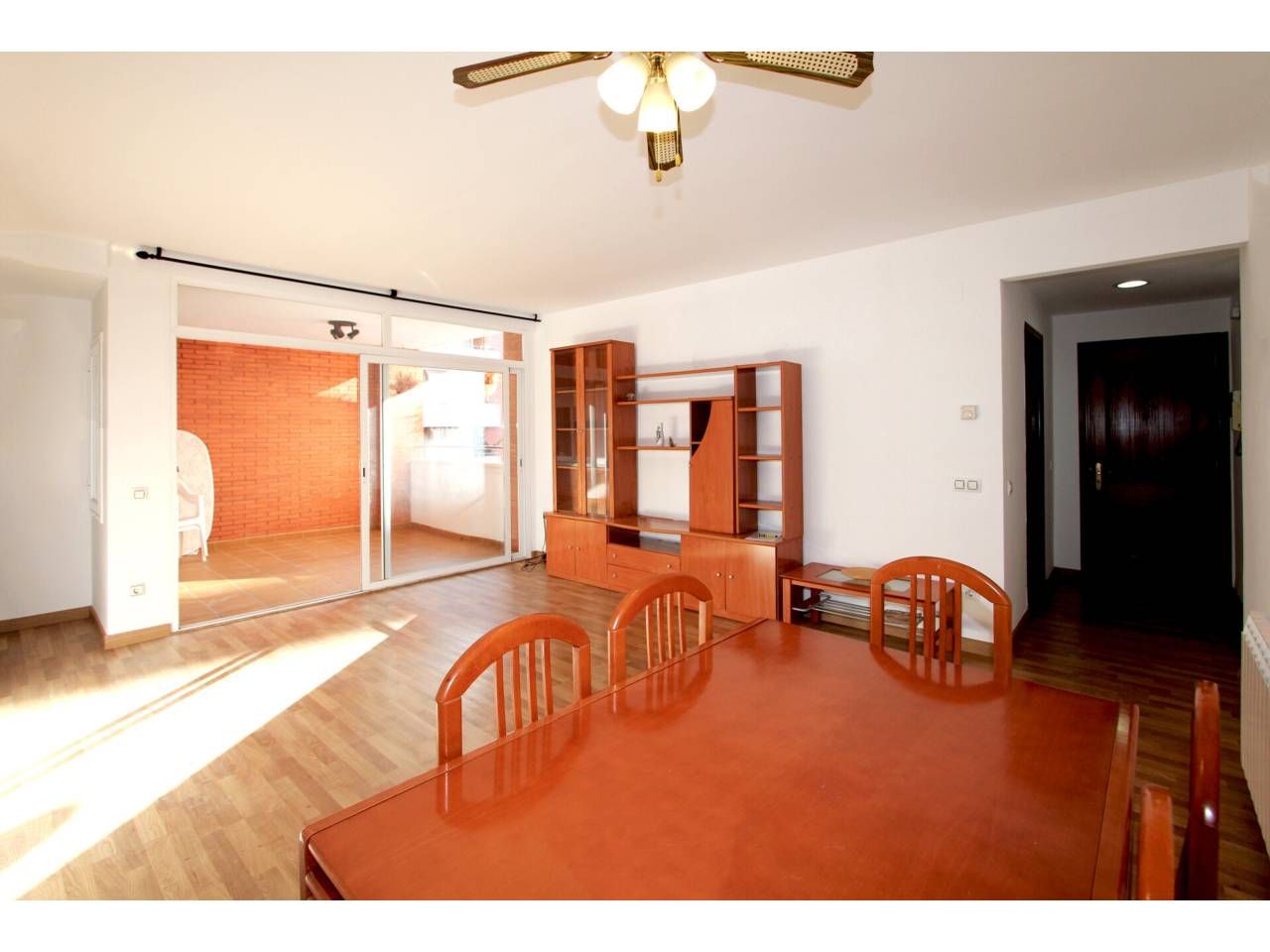 Dining room of Flat for sale in Lloret de Mar  with Heating, Terrace and Furnished