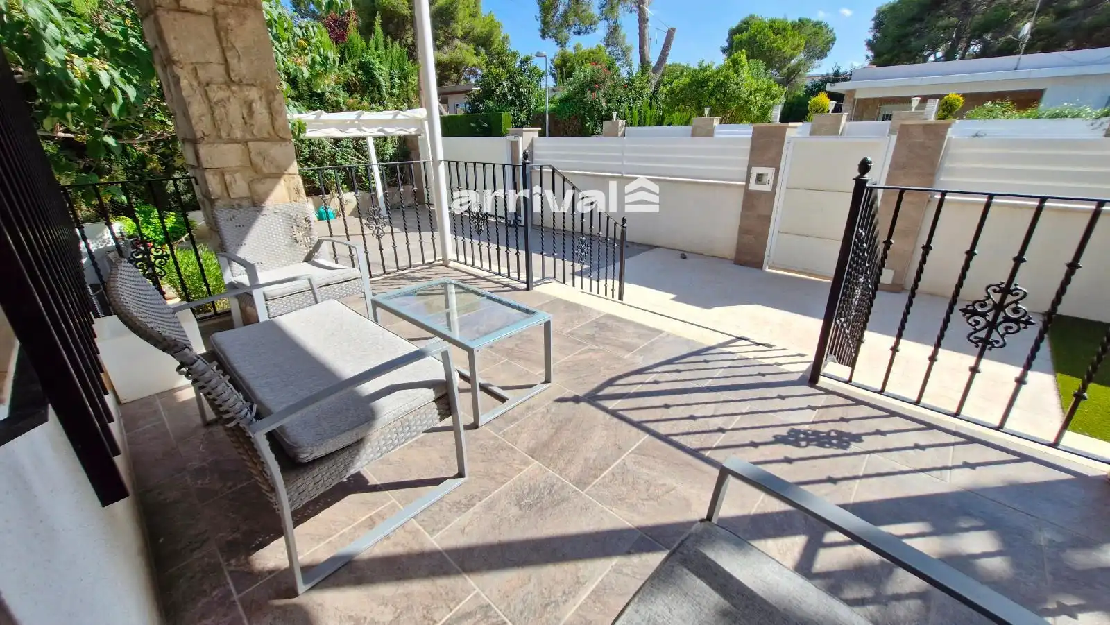 Terraza de Casa o chalet en venta en Paterna con Aire acondicionado, Jardín privado y Terraza