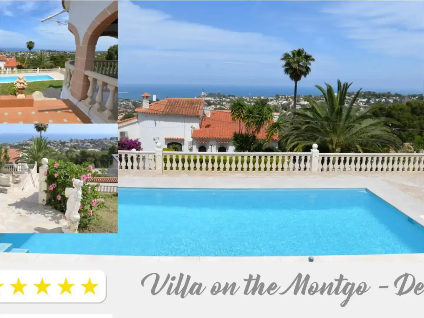 Außenansicht von Wohnung zur Miete in Dénia mit Klimaanlage, Privatgarten und Schwimmbad