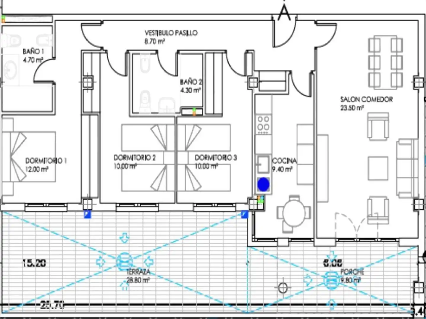Ground floor for rent in Montecillo