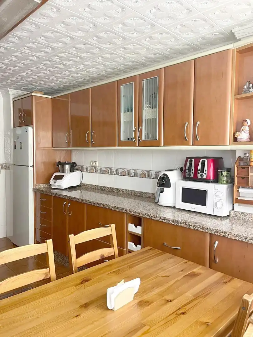 Kitchen of Flat for sale in Málaga  with Terrace and Furnished