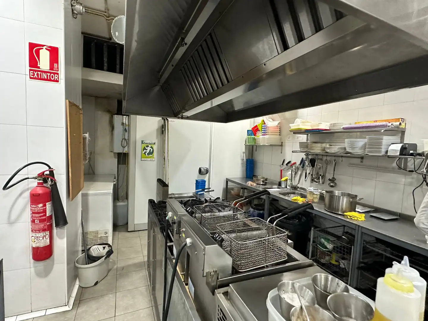 Cocina de Local en traspaso en Valladolid con Aire acondicionado, Calefacción y Terraza