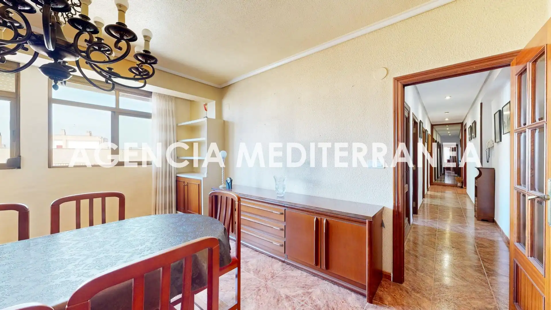 Dining room of Flat for sale in Valencia  with Air Conditioner and Balcony