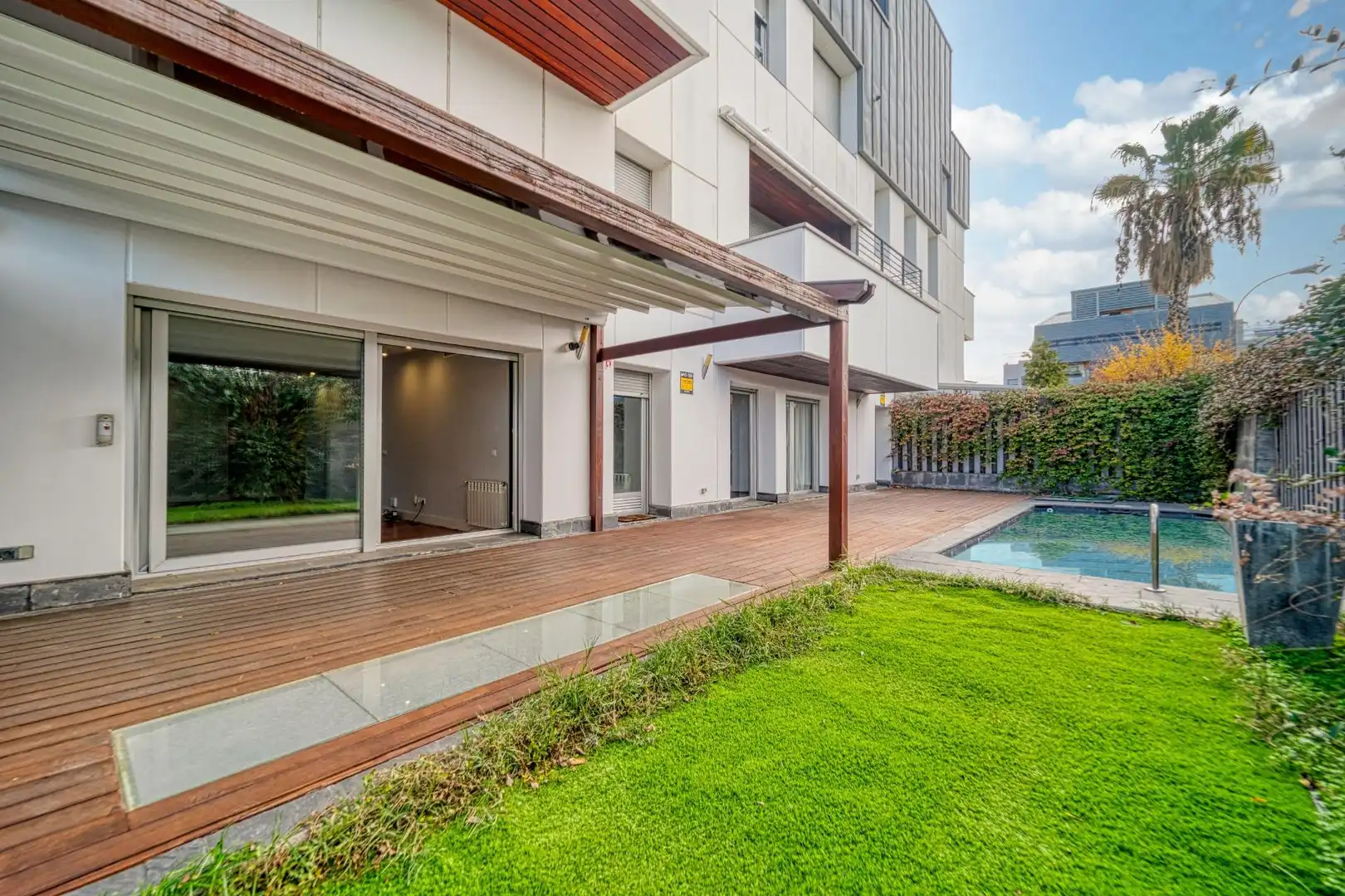 Terraza de Planta baja de alquiler en Majadahonda con Aire acondicionado, Calefacción y Jardín privado