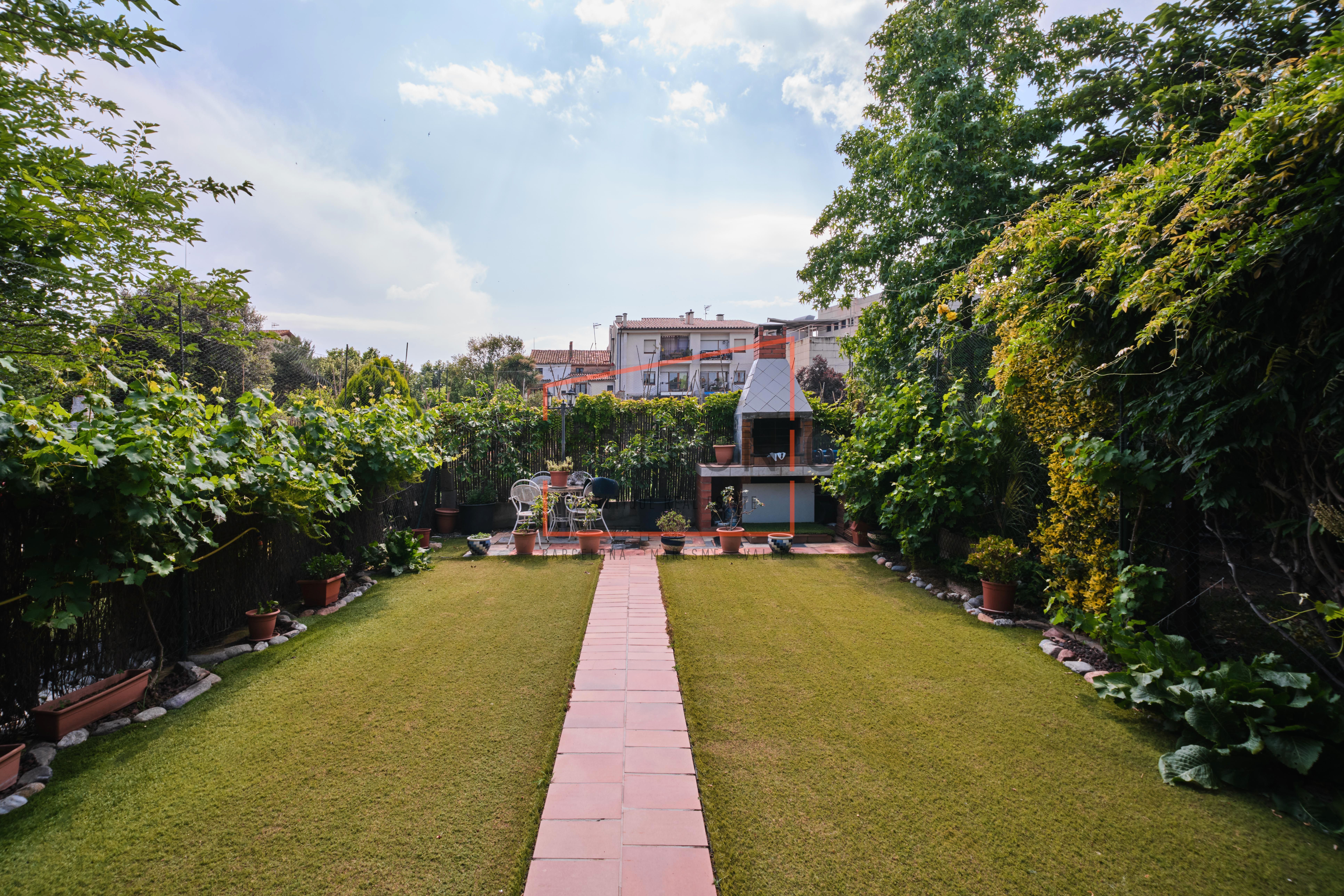 Jardí de Casa adosada en venda en Sant Esteve de Palautordera amb Calefacció, Jardí privat i Terrassa
