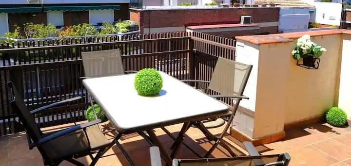 Terrace of Attic for rent in Madrid  with Air Conditioner, Parquet flooring and Terrace