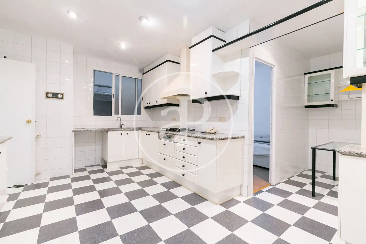 Cocina de Piso de alquiler en Barcelona con Aire acondicionado, Calefacción y Terraza