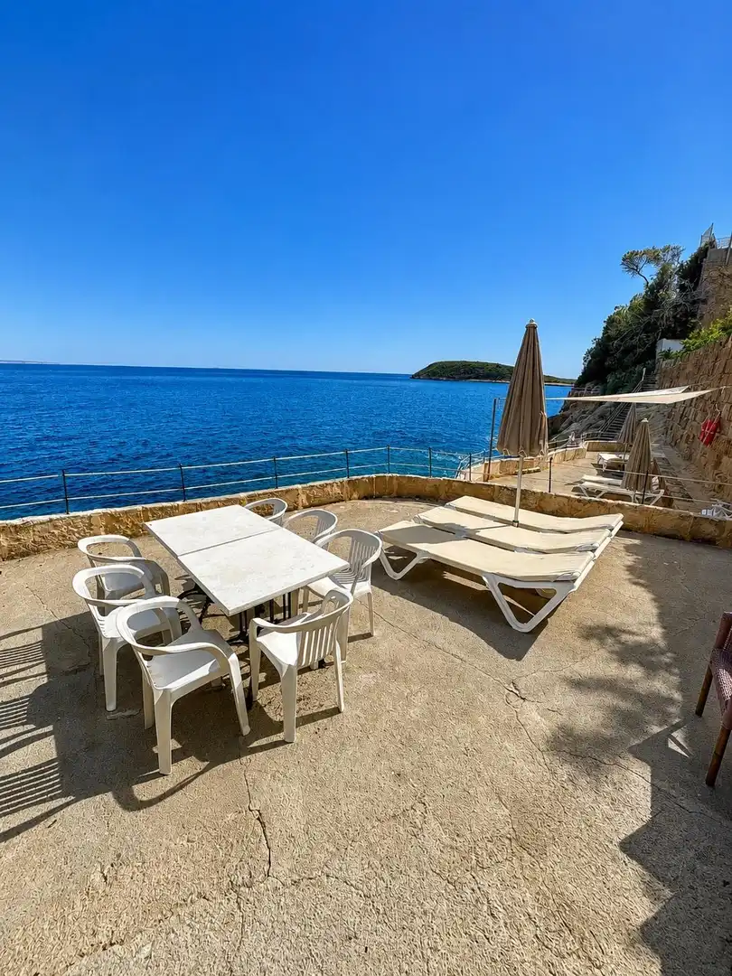 Terrasse von Einfamilien-Reihenhaus zur Miete in Calvià mit Klimaanlage, Terrasse und Abstellraum