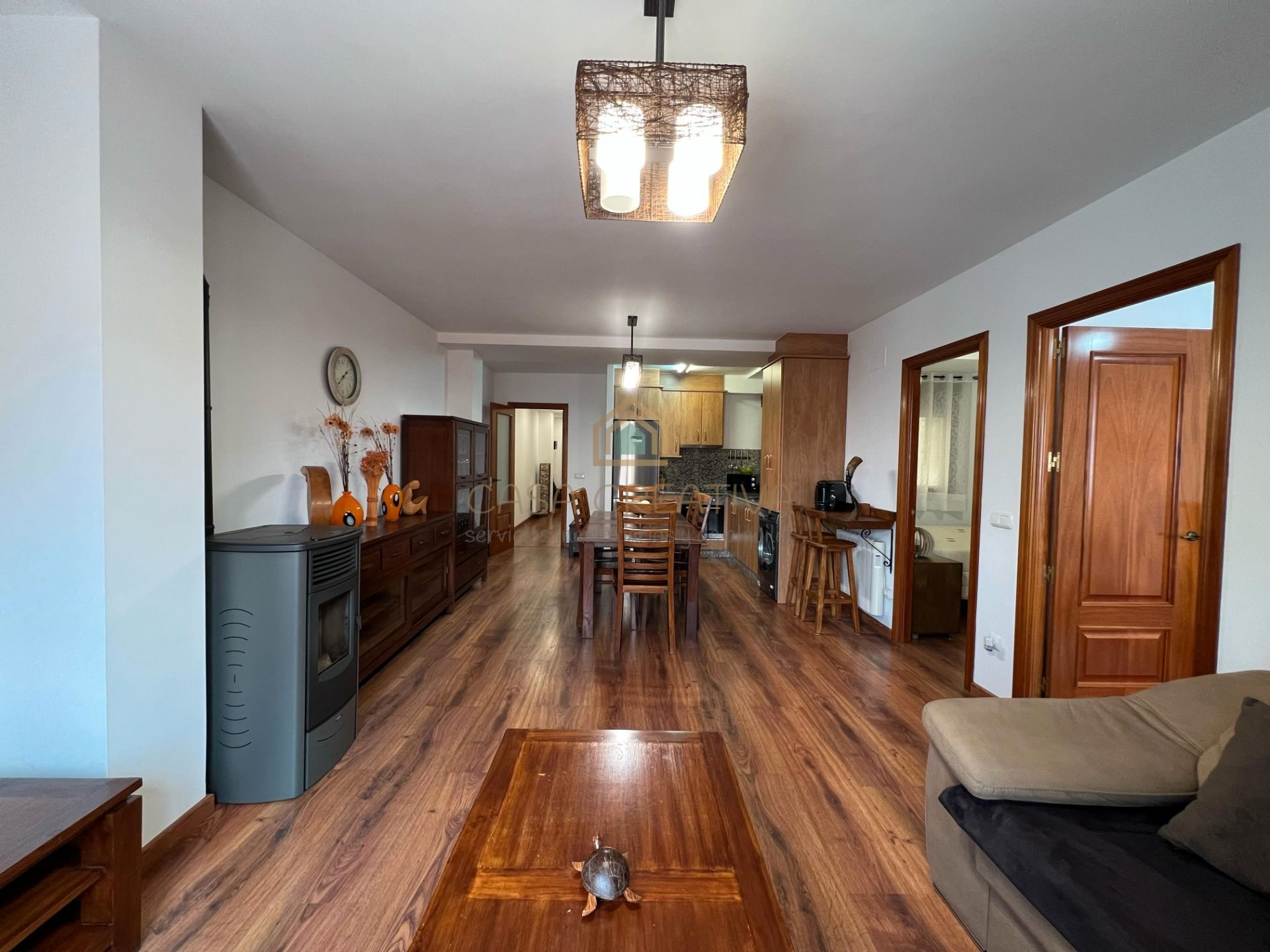 Living room of Flat to rent in Mora de Rubielos  with Air Conditioner, Heating and Storage room