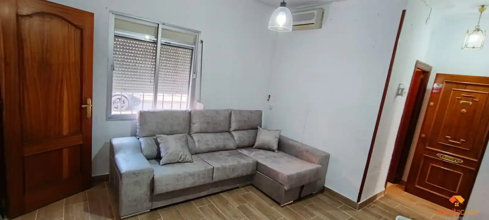 Sala d'estar de Apartament en venda en Mérida amb Aire condicionat i Moblat