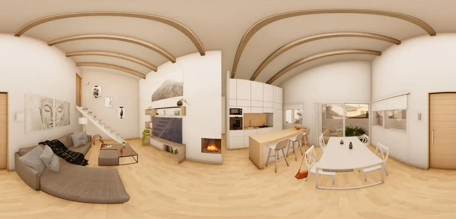 Sala de estar de Casa adosada en venta en Málaga Capital