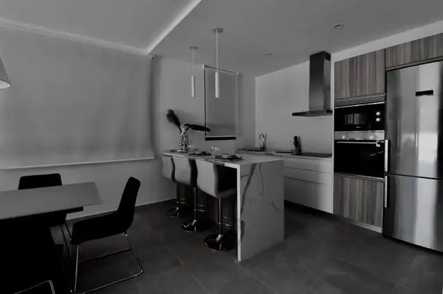 Cocina de Casa o chalet en venta en La Nucia con Aire acondicionado, Calefacción y Jardín privado