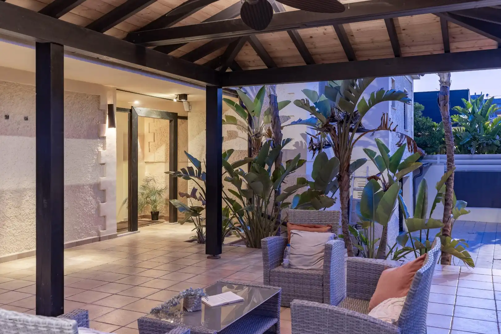 Terraza de Casa o chalet en venta en Chilches / Xilxes con Aire acondicionado, Jardín privado y Terraza