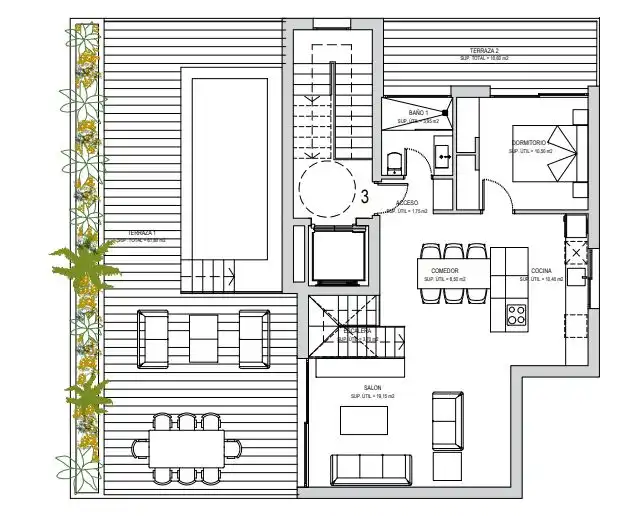 Penthouse with lift for sale in Colònia Sant Jordi, imagen 12