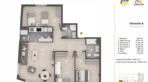 Foto 3 de Pis en venda a Pardaleras, Badajoz