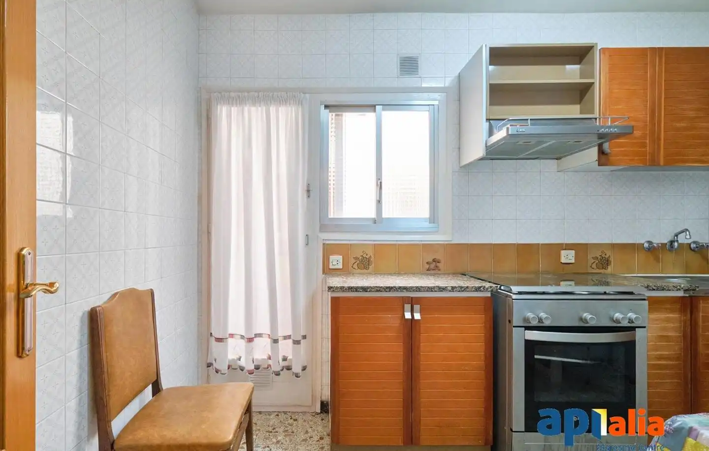Küche von Wohnung zum Verkauf in Mataró mit Terrasse