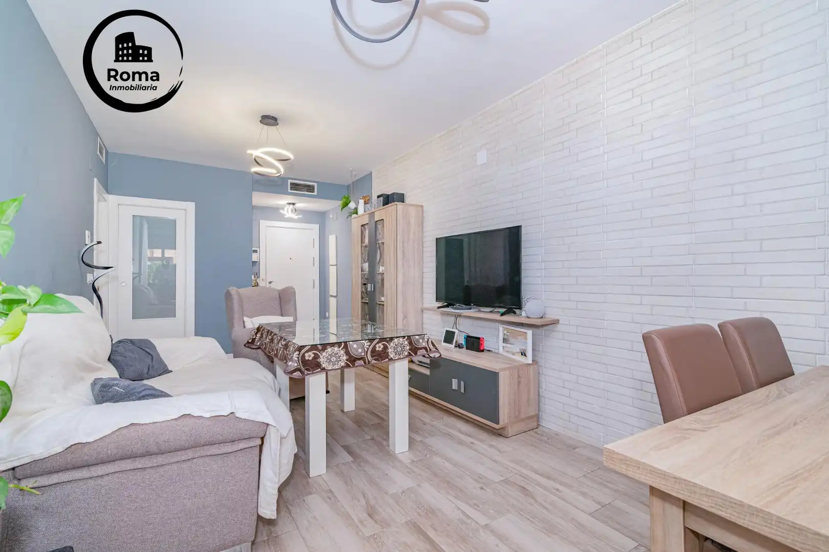 Living room of Flat for sale in Albolote  with Private garden, Terrace and Community pool