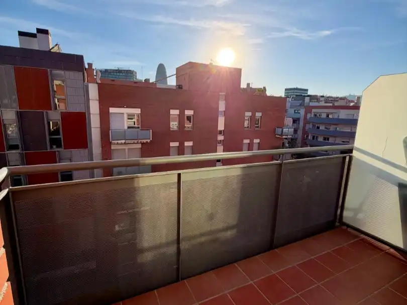 Balcony of Flat for rent in  Barcelona Capital  with Air Conditioner, Terrace and Balcony