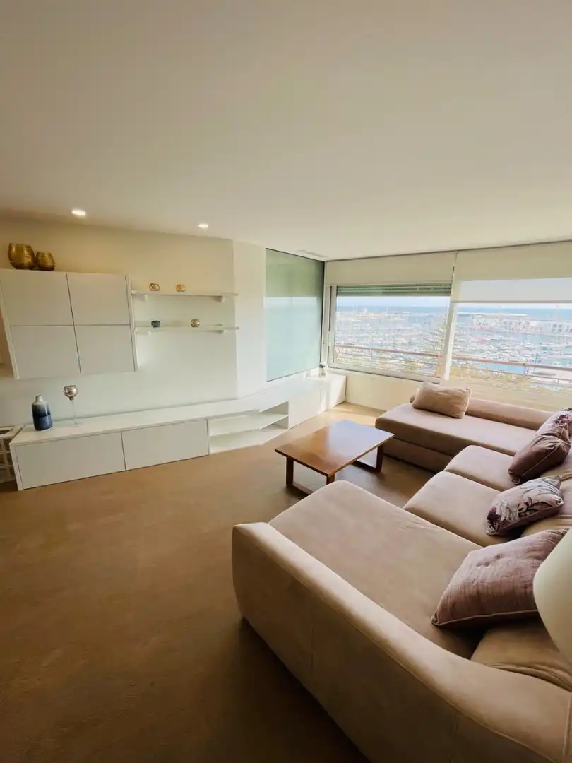 Sala de estar de Piso de alquiler en Alicante / Alacant con Aire acondicionado, Calefacción y Parquet