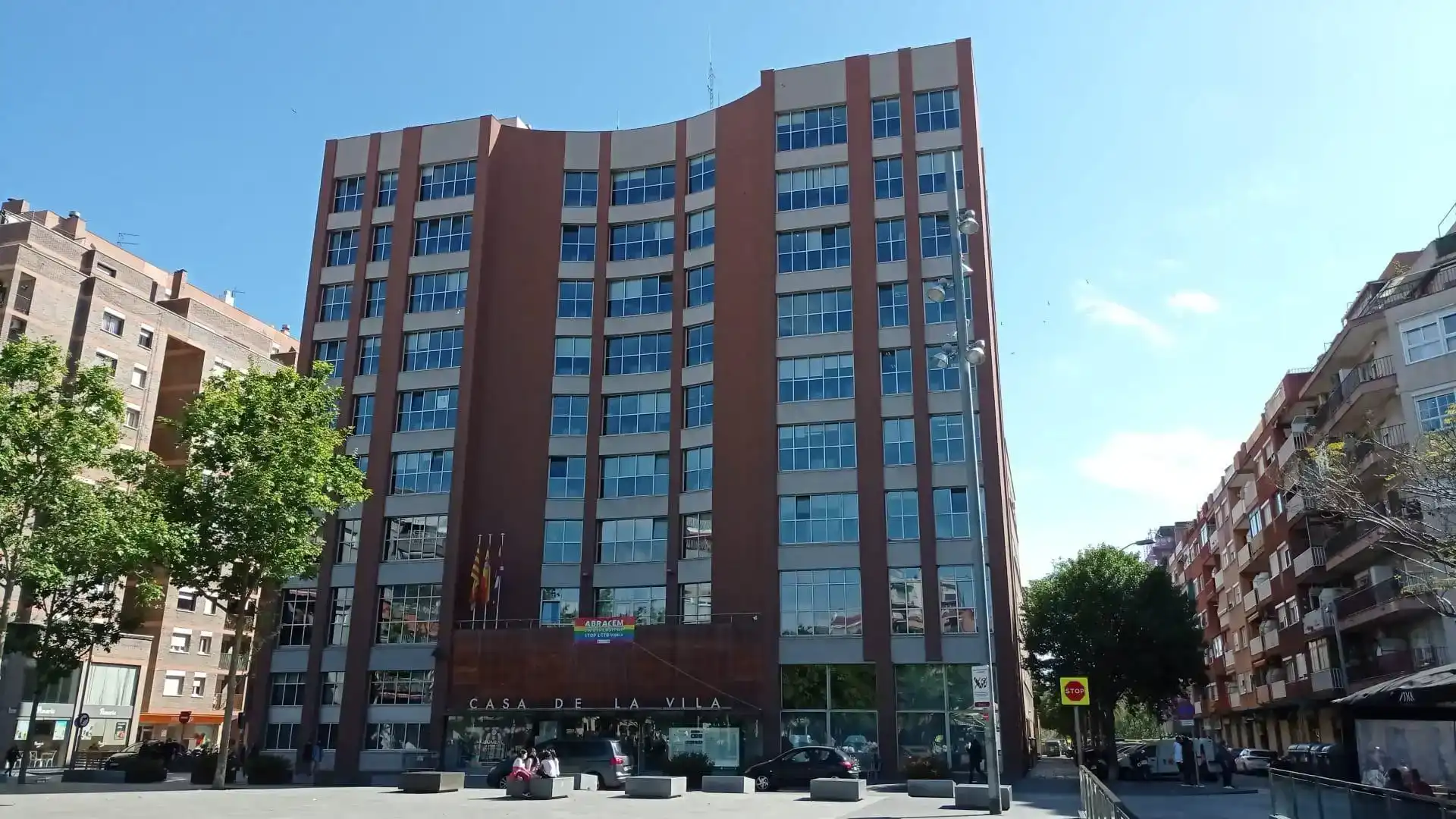 Vista exterior de Garatge en venda en Sant Adrià de Besòs