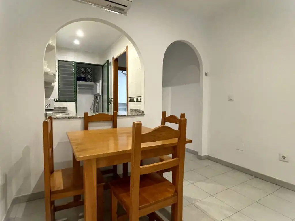 Dining room of Apartments for sale in Vera  with Air Conditioner, Terrace and Furnished