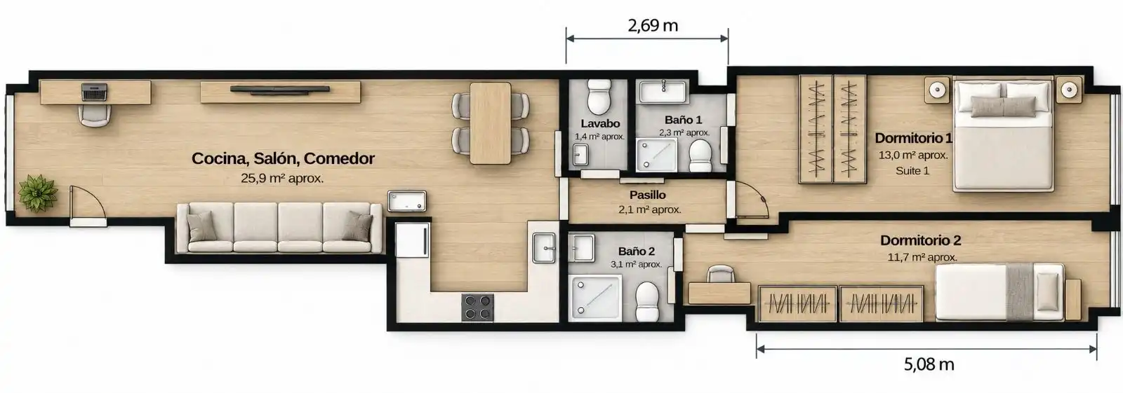 Appartement à vendre à del Sol, imagen 12