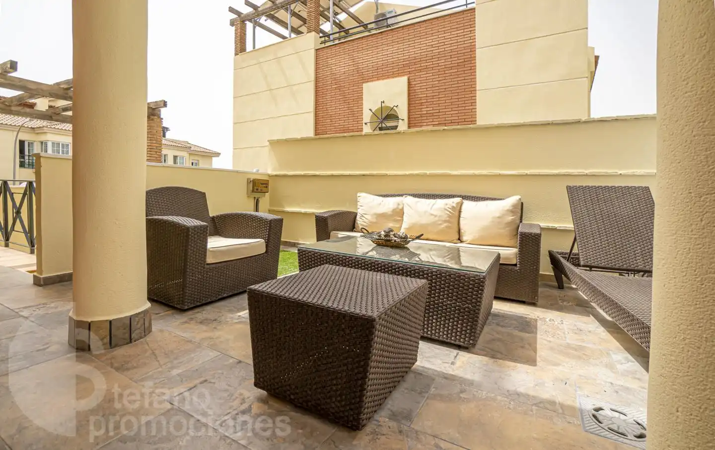 Terraza de Casa adosada en venta en Málaga con Aire acondicionado, Calefacción y Jardín privado
