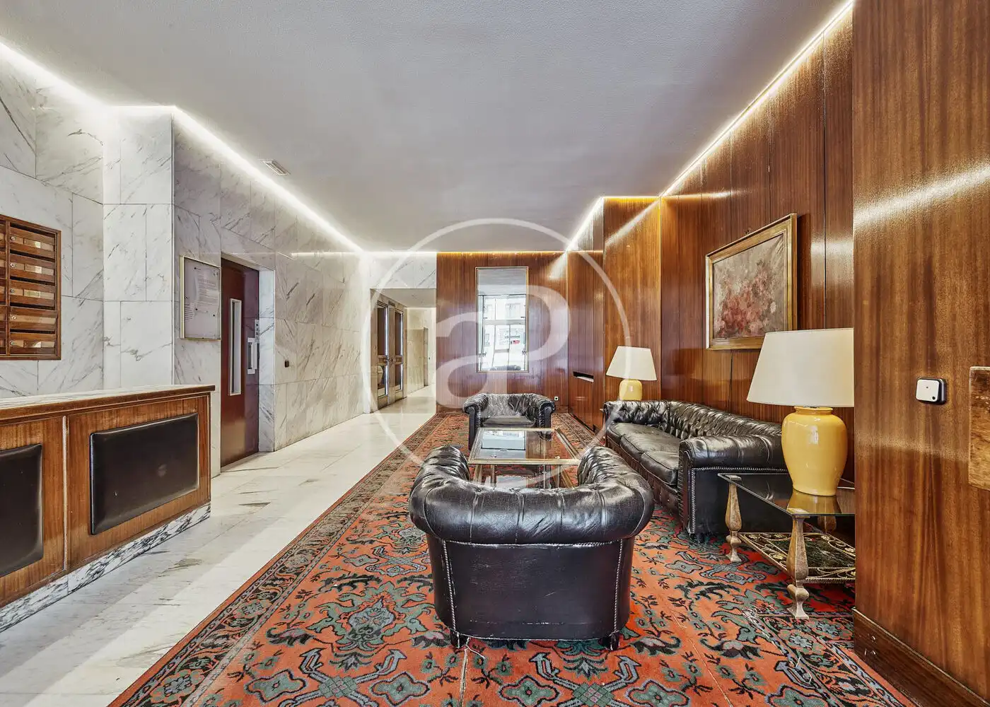 Wohnzimmer von Wohnung zum Verkauf in Madrid mit Klimaanlage, Heizung und Terrasse
