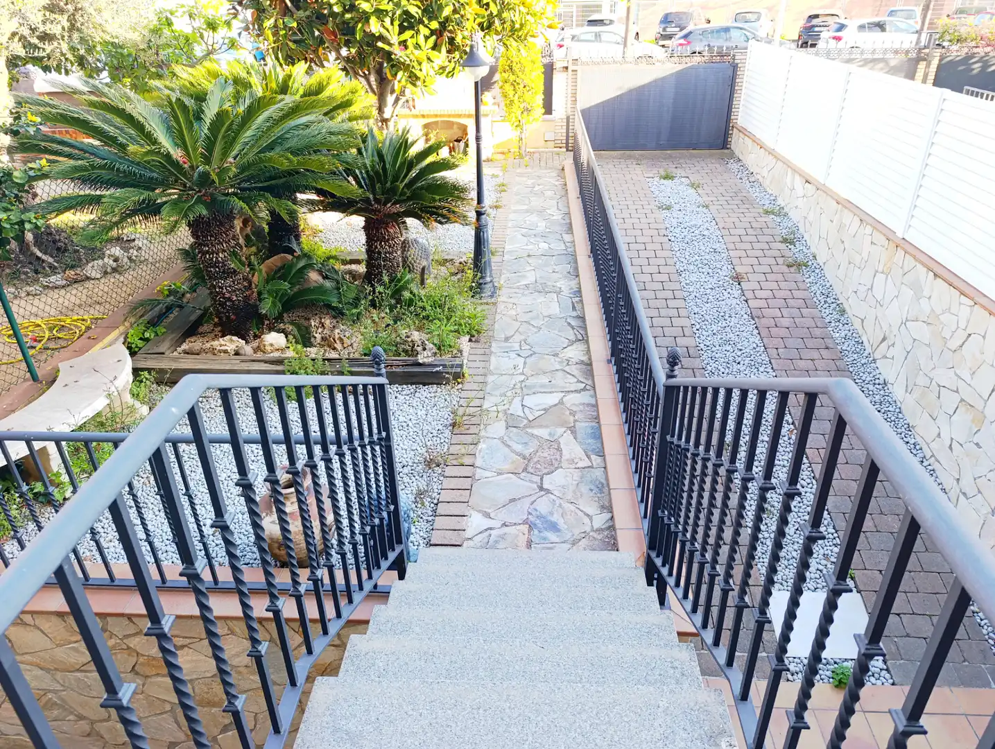 Terraza de Casa o chalet en venta en Pineda de Mar con Aire acondicionado, Calefacción y Jardín privado