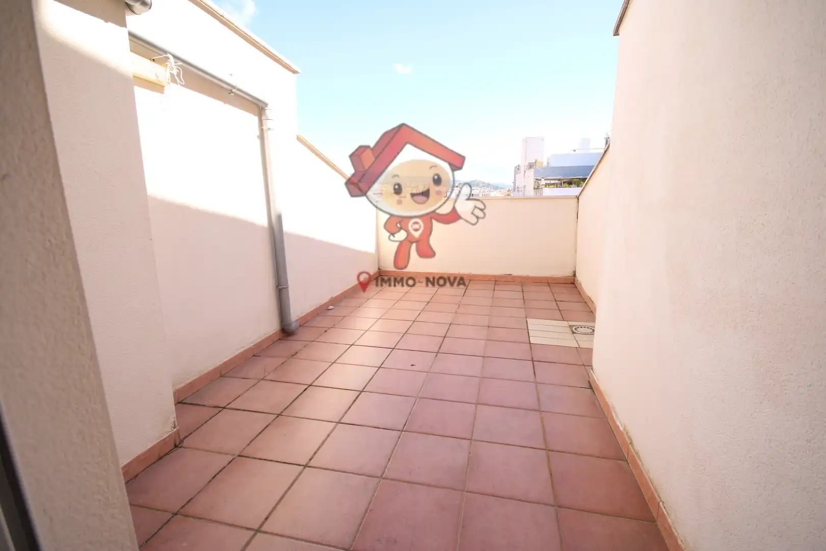 Terraza de Ático en venta en Mataró con Calefacción, Parquet y Terraza