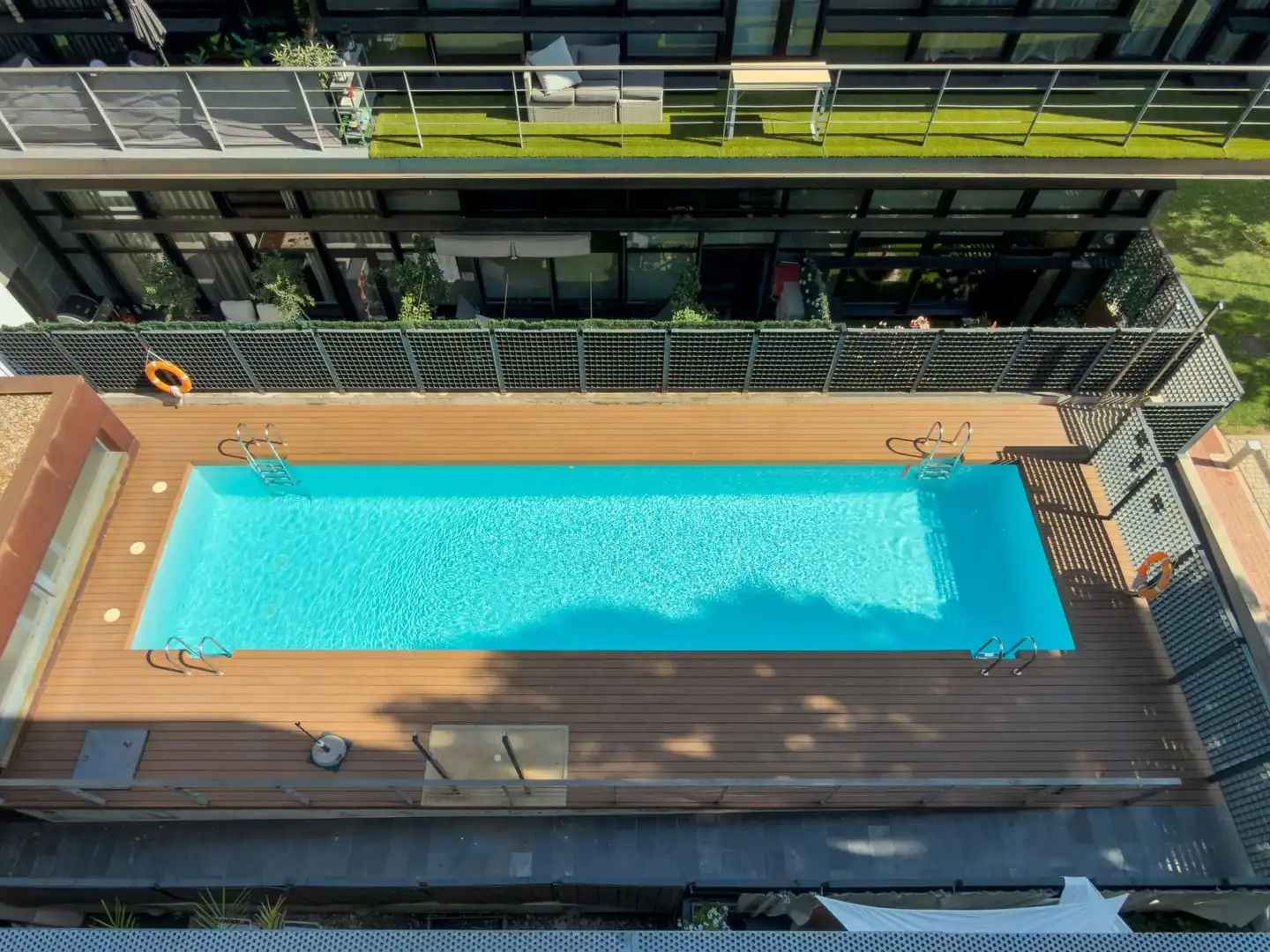 Piscina de Dúplex de lloguer en Alcobendas amb Aire condicionat, Calefacció i Terrassa