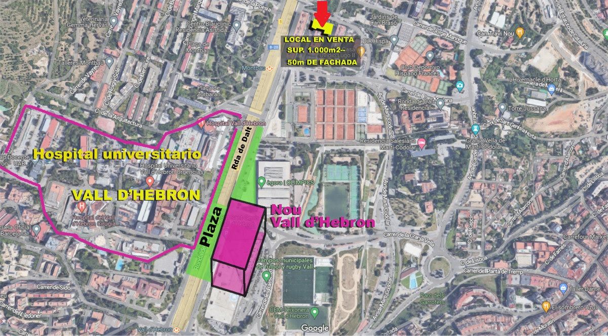 Exterior view of Industrial buildings for sale in  Barcelona Capital