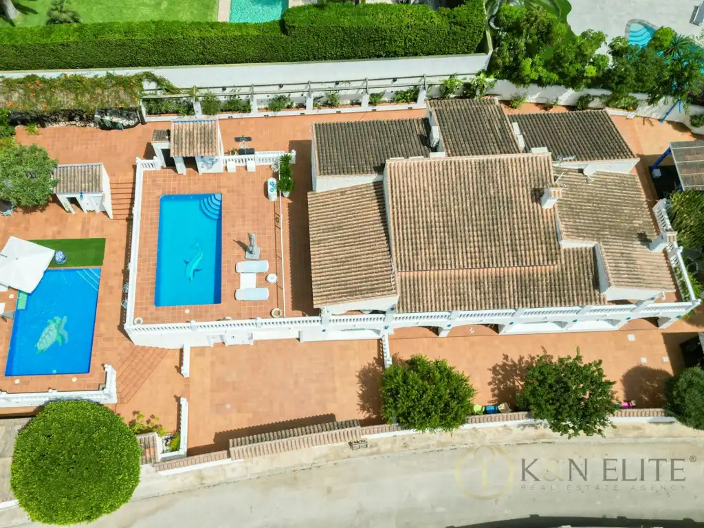 Vista exterior de Casa o chalet en venta en Moraira con Aire acondicionado, Jardín privado y Terraza