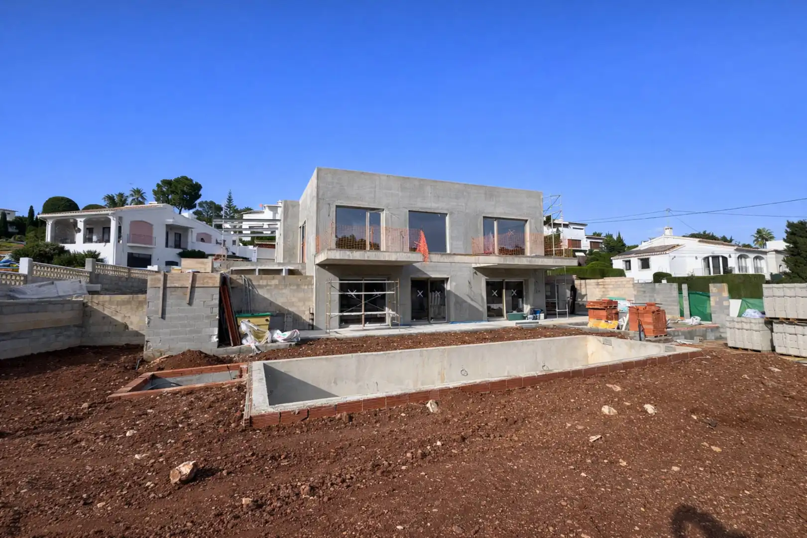 Exterior view of Houses for sale in Jávea / Xàbia  with Air Conditioner, Private garden and Terrace