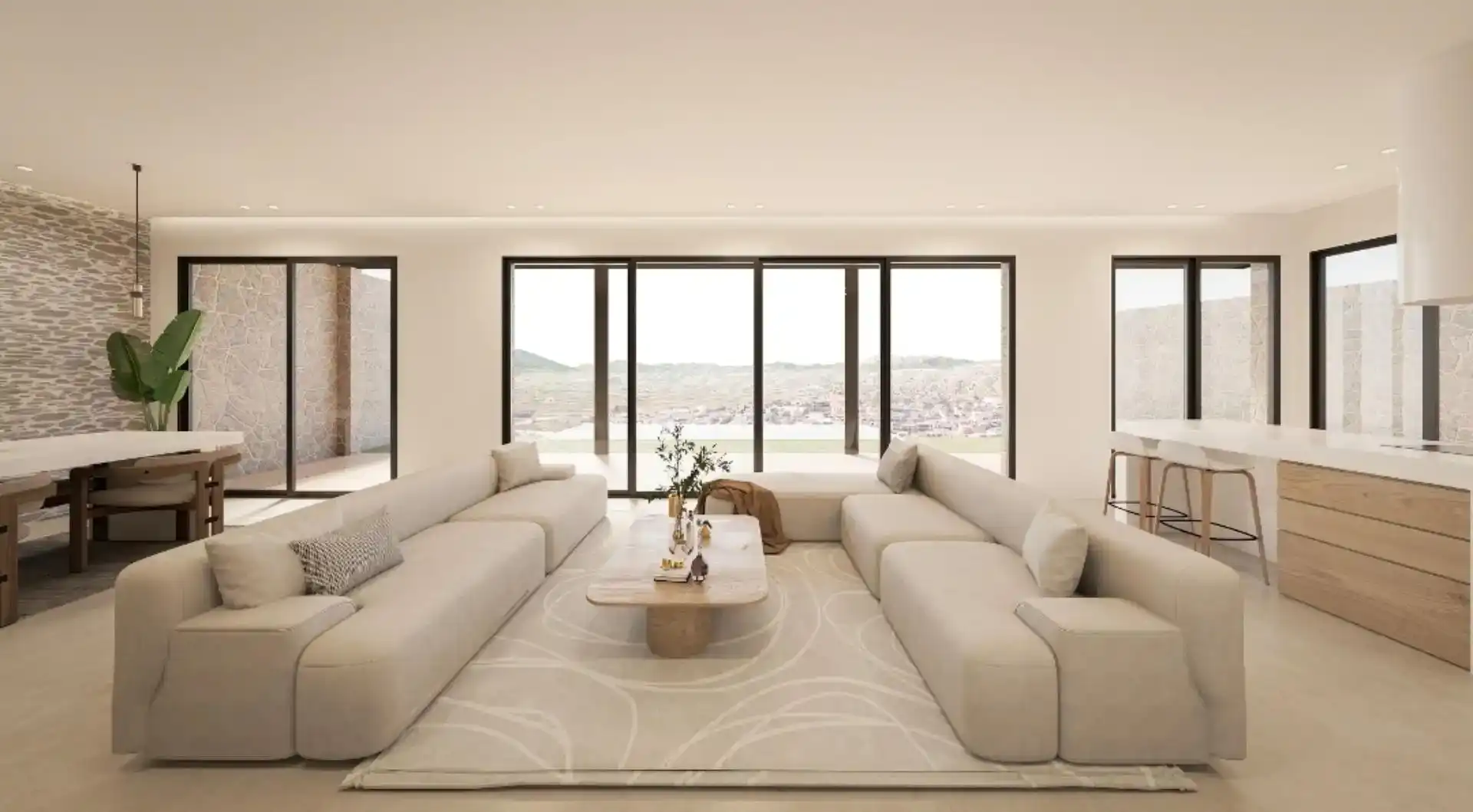Sala d'estar de Casa o xalet en venda en Málaga Capital amb Aire condicionat, Piscina i Balcó