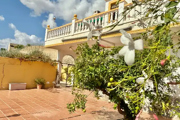 Garden of Houses for sale in Turre  with Air Conditioner and Swimming Pool