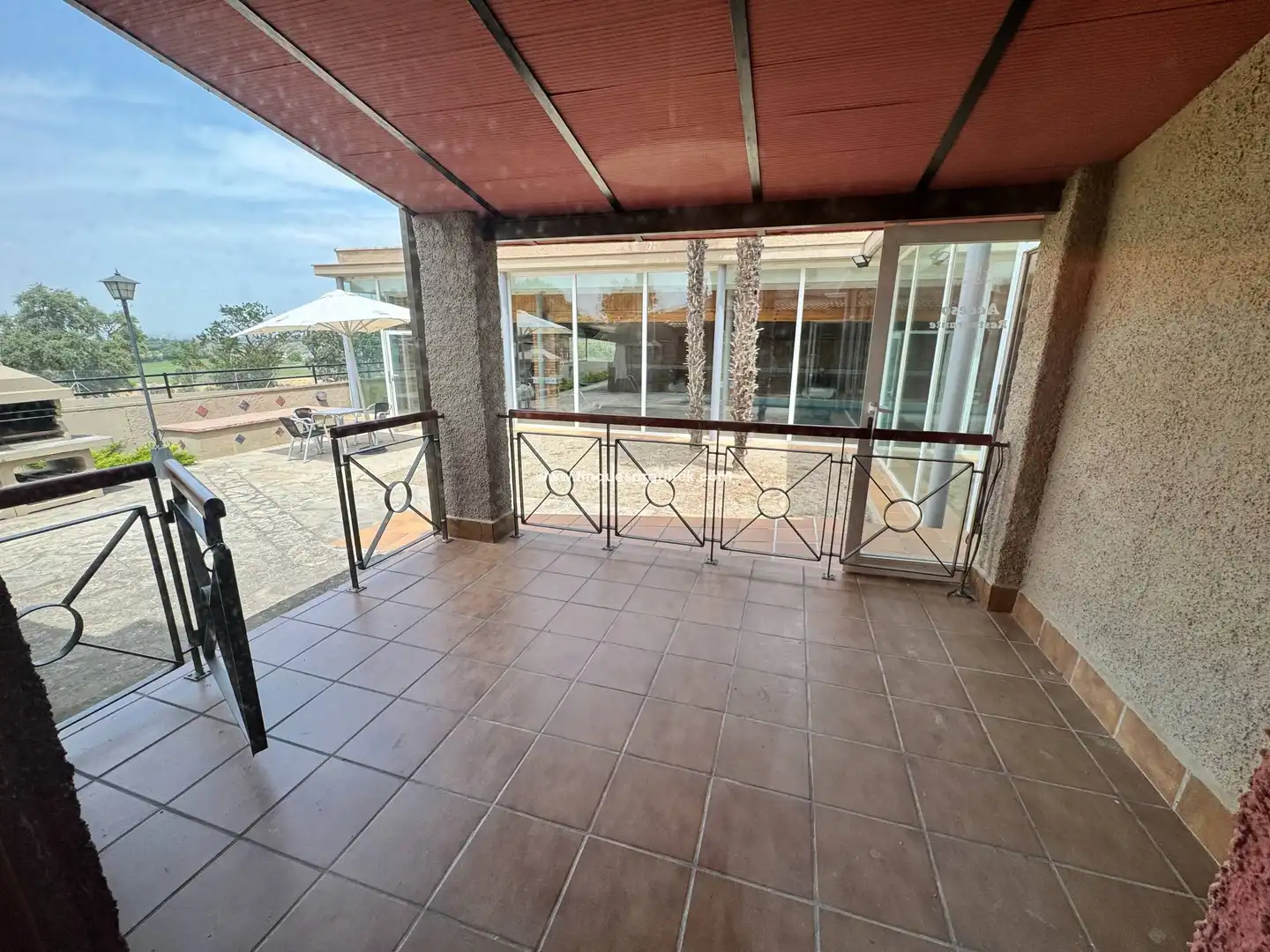 Terrassa de Casa o xalet en venda en Binéfar amb Aire condicionat, Calefacció i Jardí privat