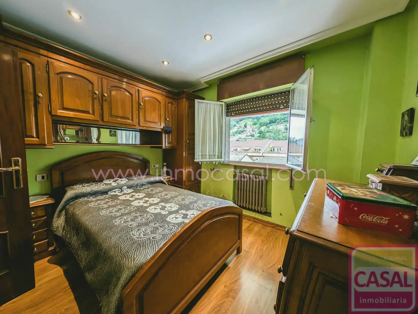 Schlafzimmer von Haus oder Chalet zum Verkauf in Mieres (Asturias) mit Heizung, Terrasse und Abstellraum