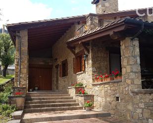 Exterior view of House or chalet for sale in Montagut i Oix  with Terrace and Swimming Pool