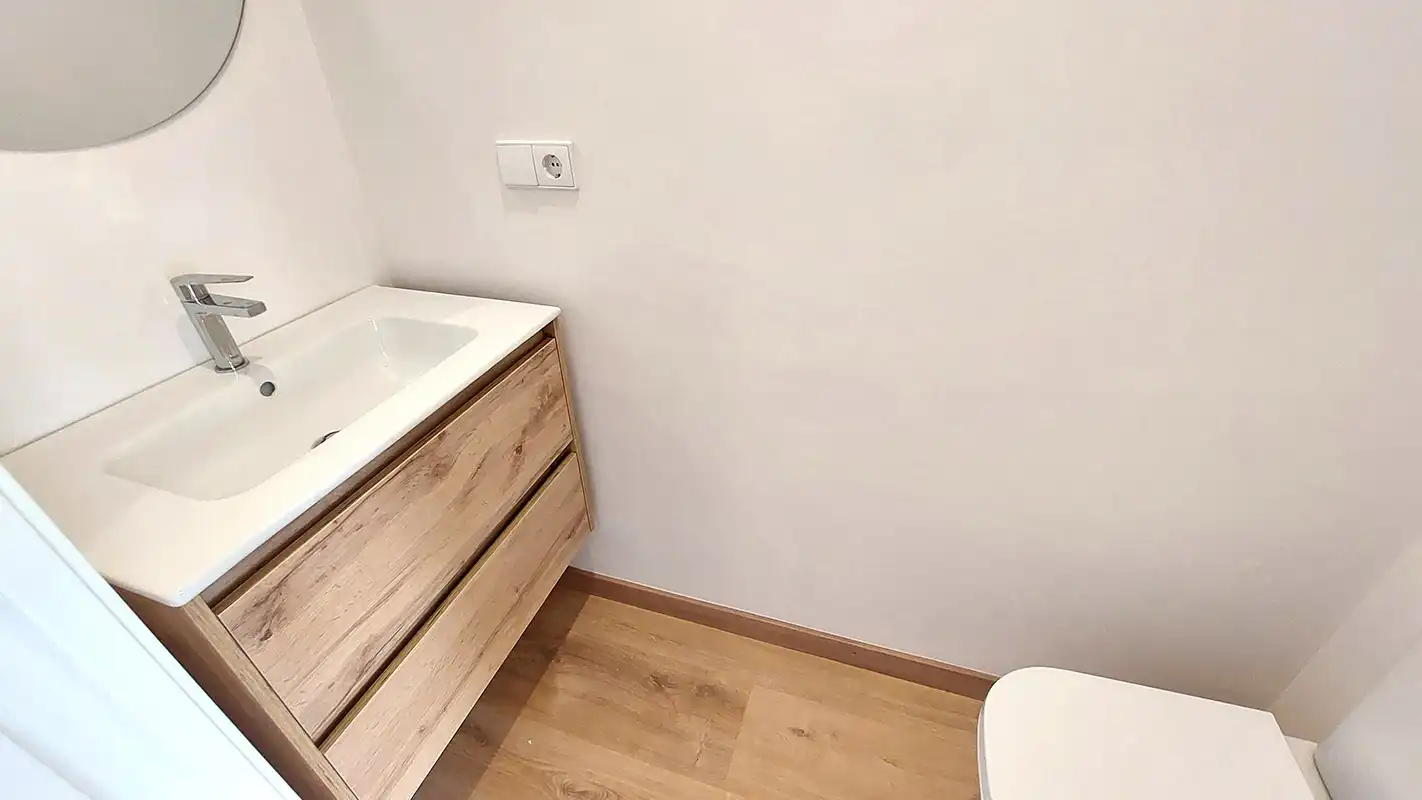 Baño de Casa o chalet en venta en Hondón de las Nieves / El Fondó de les Neus con Aire acondicionado, Calefacción y Jardín privado