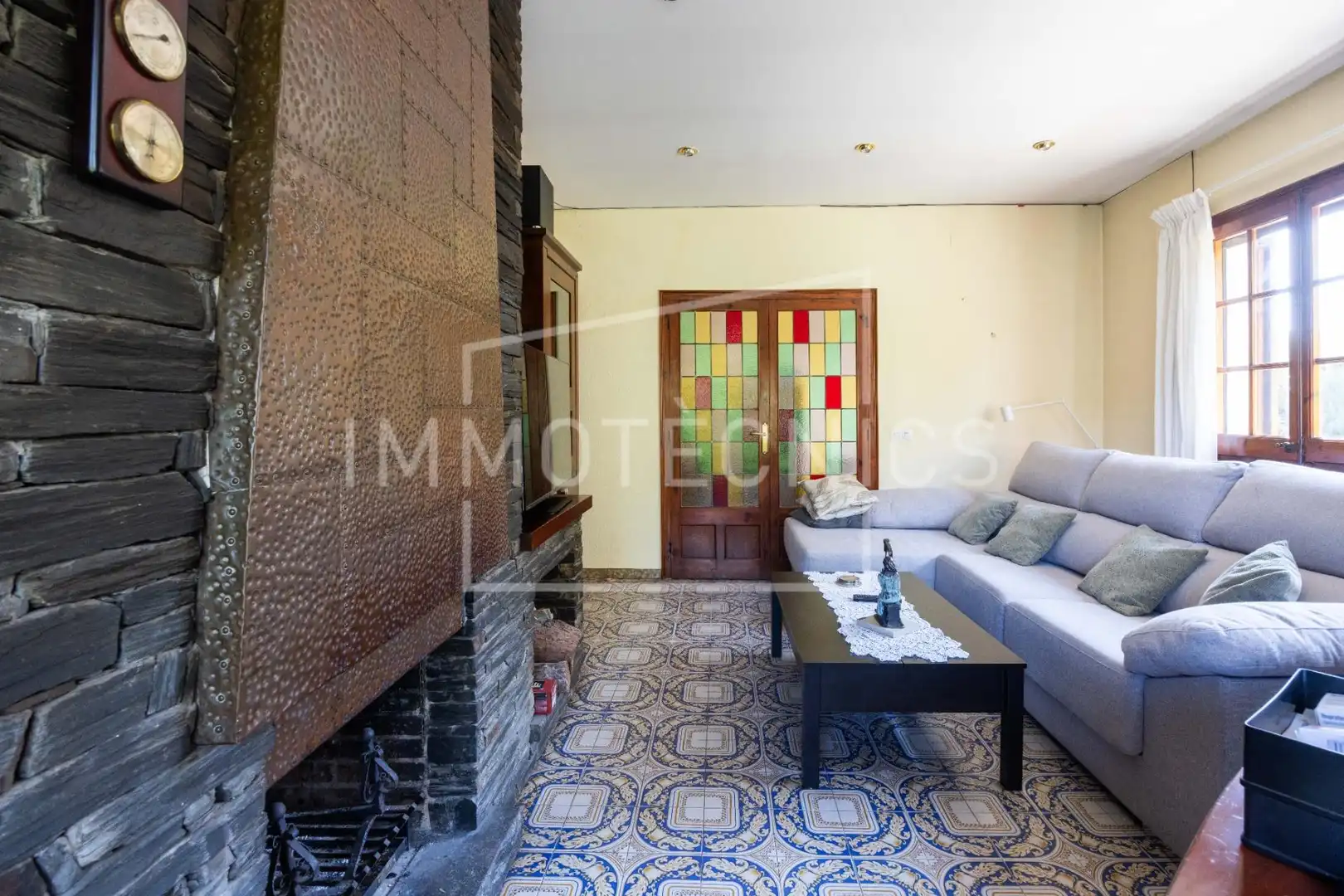 Sala de estar de Casa o chalet en venta en Llinars del Vallès con Aire acondicionado, Calefacción y Alarma