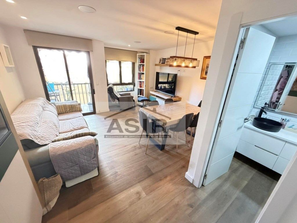 Living room of Flat for sale in Alzira  with Air Conditioner and Balcony