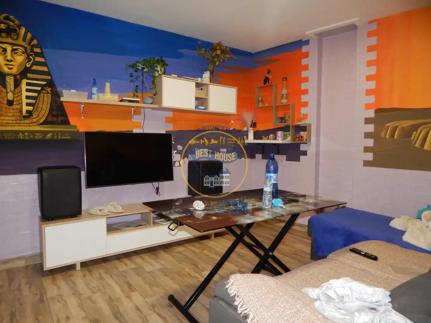 Sala d'estar de Casa o xalet en venda en Bocairent amb Terrassa i Balcó